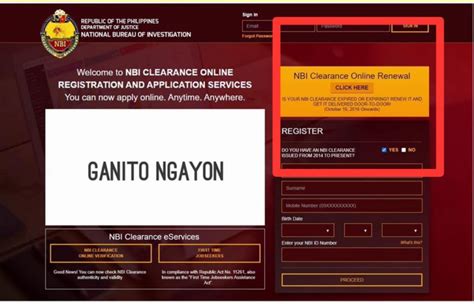 https //clearance.nbi.gov.ph renewal|nbi clearance log in.